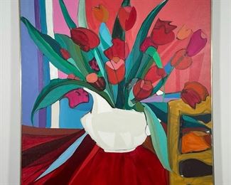 COOPER STILL LIFE PAINTING | signed lower right and dated '69; h. 39 x 43 in. 