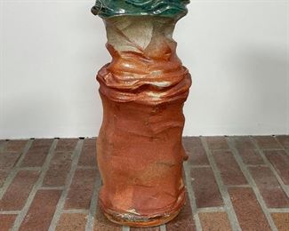 NANCY ARKUSS CERAMIC VESSEL | thrown and formed; h. 16-1/2 in. 