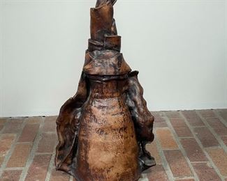 CERAMIC SLAB FIGURE | no apparent signature; h. 20-1/2 in. 