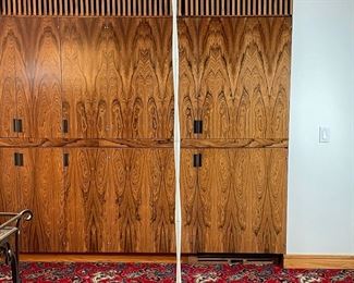 LAVERNE FLOOR LAMP / POST | comprising four tapering sections joined on a metal rod and resting on a painted cast iron base; h. 83 in.; marked "LAVERNE" on base, not electrified, no socket - we think it’s possibly a lamp… 