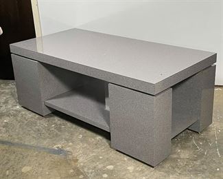 1980'S AESTHETIC ROLLING LOW TABLE | h. 17-1/2 x 45 x 22 in. 