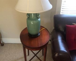 Green Urn Table Lamp $95 each
