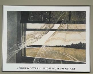 ANDREW WYETH HIGH MUSEUM OF ART POSTER | h. 25 1/2 X 33 1/2 in