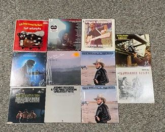 FOLK RECORDS | Vinyl records including Johnny Cash, etc.