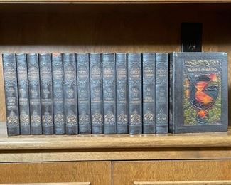 ROYCROFT / LITTLE JOURNEYS | 14 volumes, with colorful bindings, Wm. H. Wise & Co. New York; h. 8-3/4 in.