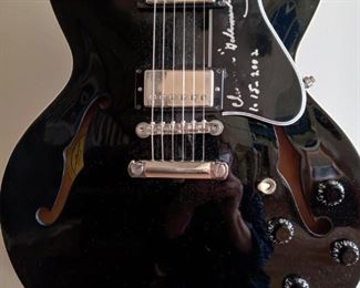 Gibson Custom Shop Guitar signed by Clarance "Gatemouth" Brown. 