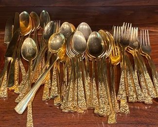 Cosmos Golden Fresco Set of Flatware 
