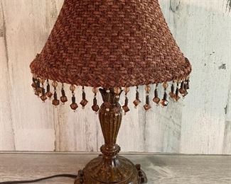 Boho Boudoir Lamp with Shade