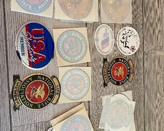 Lot of patches for shooting clubs
