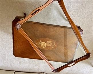 removable glass serving tray 