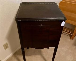 Antique cabinet by The Udell Works, IN, perfect for your vinyl record collection
