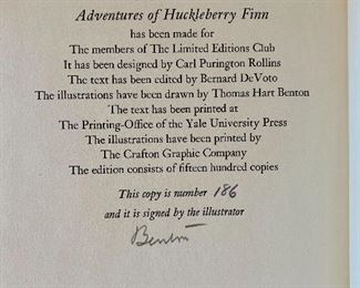 Detail “Adventures of Huckleberry Finn