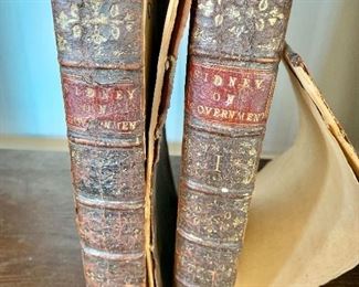 $100;  Sidney on Government Vols 1 and 2;  Printed for G. Hamilton and J. Balfour 1750