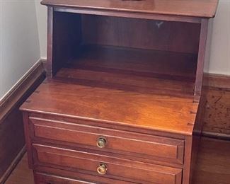Side Table / Nightstand with 2 Drawers
