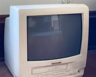 Panasonic TV with Built-In VHS Player