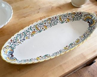 Hand Painted Serving Dish
