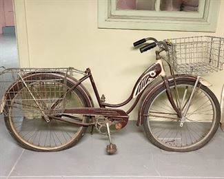 LOT #120 - $220 - Vintage Ladies Henderson Schwinn Bicycle / Bike