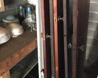 Additional antique doors, screen doors