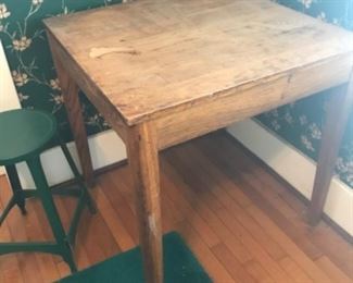 Rustic tall vintage table