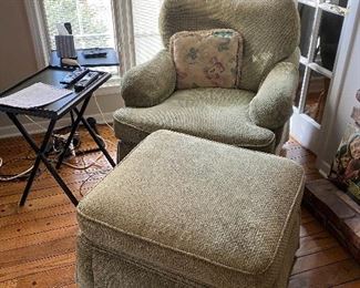 chair and ottoman