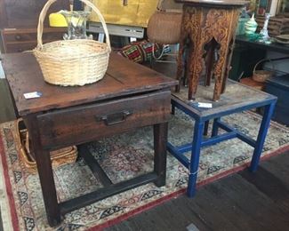 Antique table detail