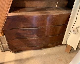 1950's wavefront dresser in garage