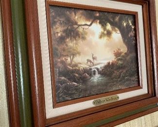 Dalhart WINDBERG "Woodland Reflections" measures approx 16" by 14" in frame, excellent