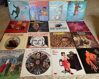 Comedy LPs Phyllis Miller, Lily Tomlin, Oscar Brand Bob Newhart and more