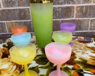 Vintage Cocktail Shaker Set- France