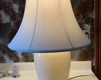 Mercury touch lamp with glass base