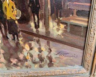 Signature detail A. FRANCIS. purchased at Country Store Gallery, Austin, TX