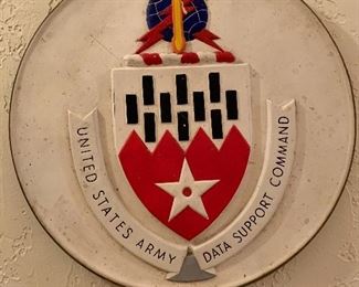 Army department plaque/ wall hanging