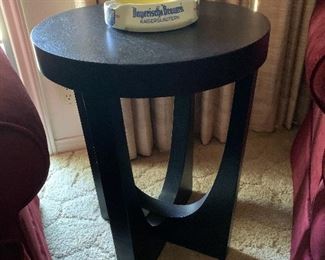 Contemporary black accent table from Target