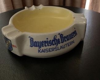 Large German Biergarten ashtray