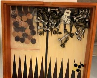 Chess and Backgammon Game Board