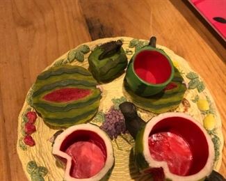 Watermelon tea set