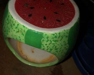Watermelon soap holder