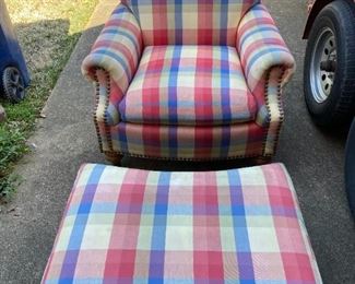 chair and ottoman