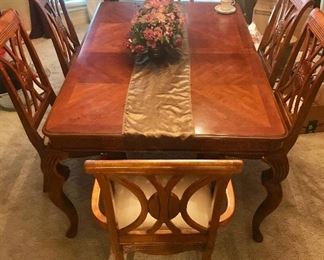 Beautiful dining room table and chairs