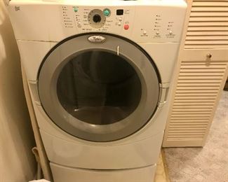 Front loading washer and dryer