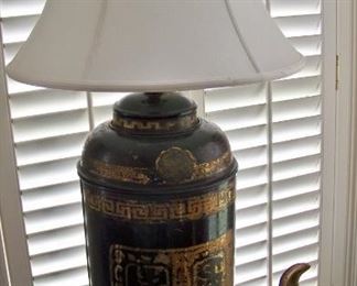 Early Tole tea cannister