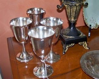 Sterling goblets