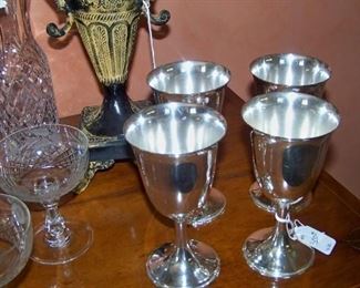 Sterling goblets