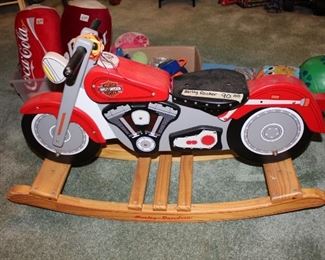 Harley Davidson "rocking motorcycle"