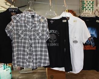Just a few of the Harley Davidson shirts available!