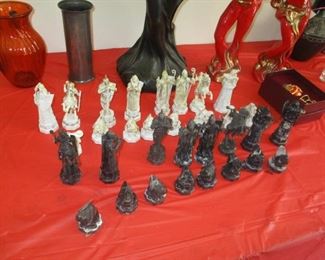 Harry Potter chess set with board(not shown)