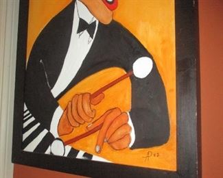 Cab Calloway, signed lower right