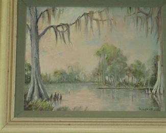  Louisiana swamp scene by LYONS