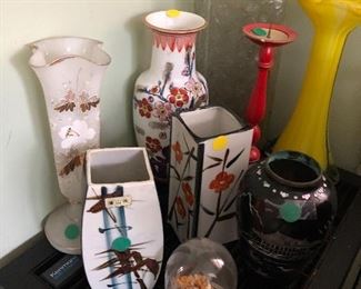 Various vases $3 to $5