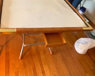 #28	(2) Folding Mijon Tables 32x32 w/4 drawers & 4 cup holders  $40 each	 $80.00 

